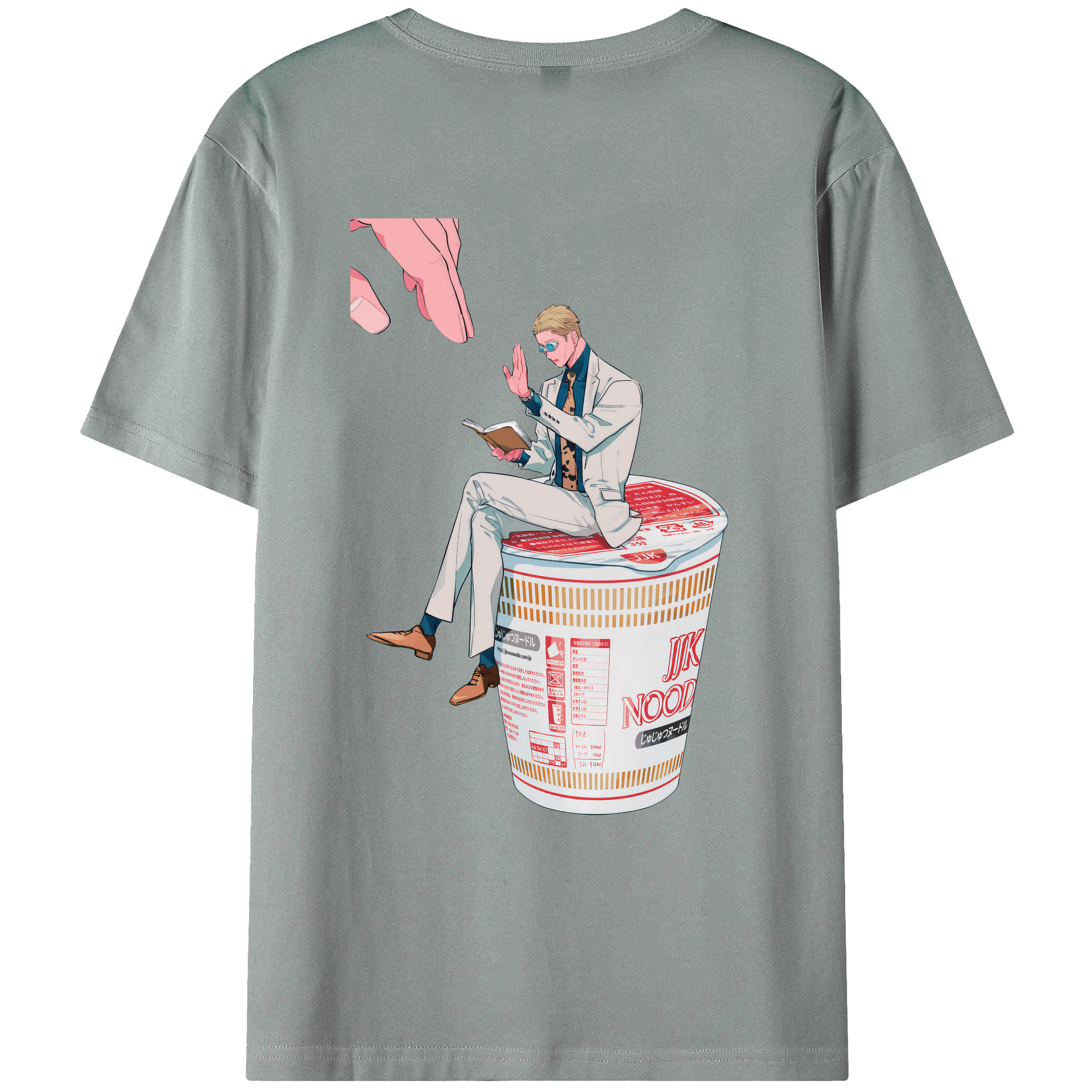 （画像用） 呪術廻戦 Jujutsu Kaisen 綿100％ メンズ半袖Tシャツ（バックプリント） 通気性